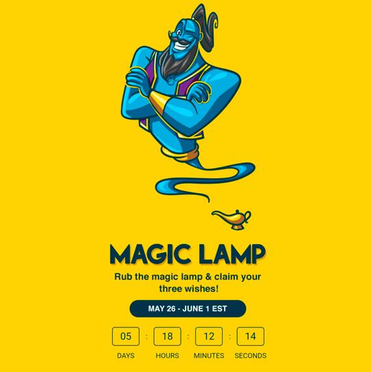 magic lamp intro